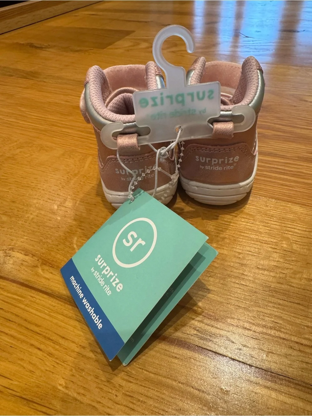 Stride Rite Toddler Rose Gold High Top Sneaker Booy